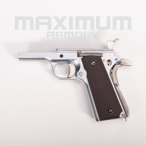 Side view of the M1911 1:2.05 Black/White Toy Guns Frame/Receiver2