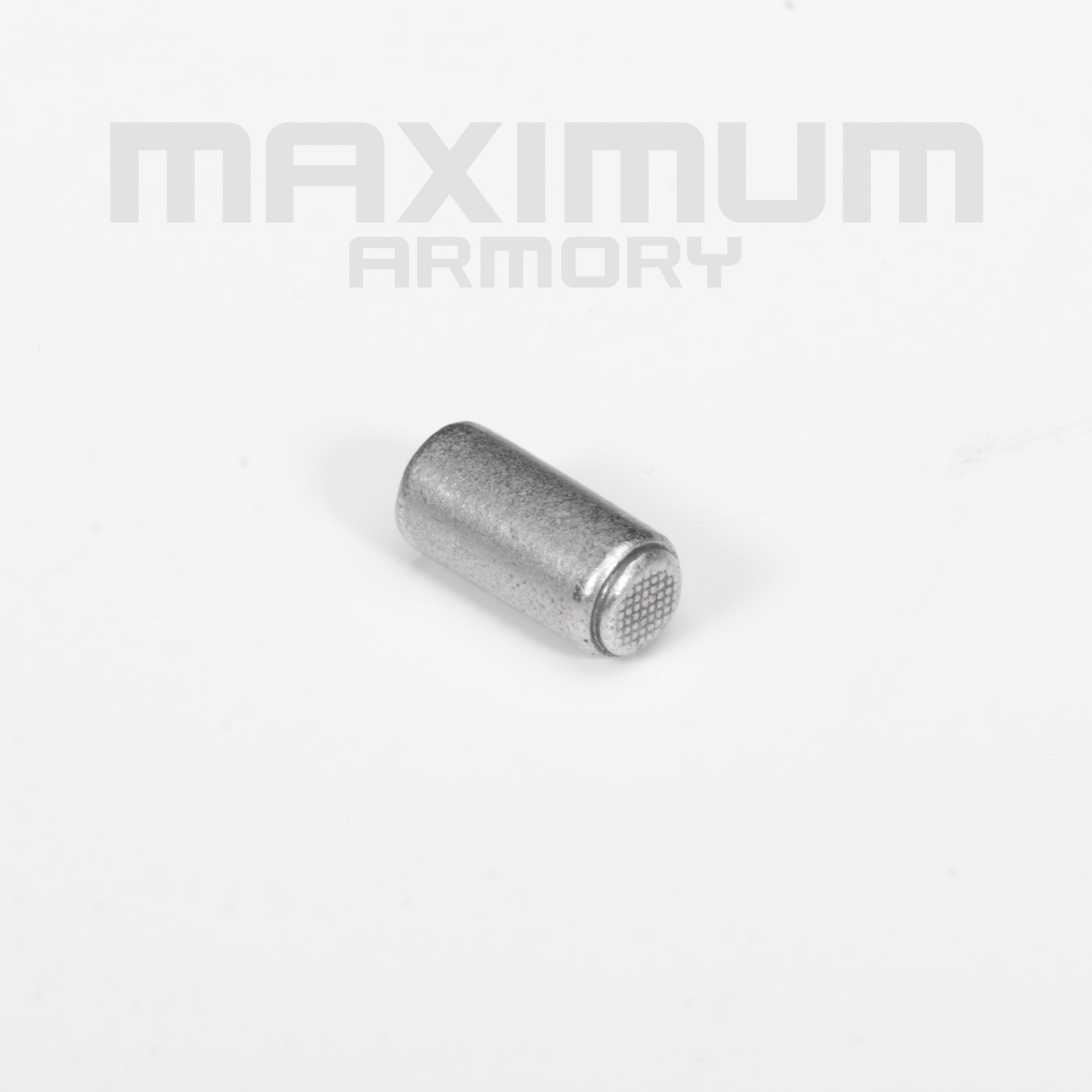 Close-up of the M1911 1:2.05 Toy Guns Plug, showcasing its precision-machined structure and durable construction, essential for reliable recoil spring stabilization.