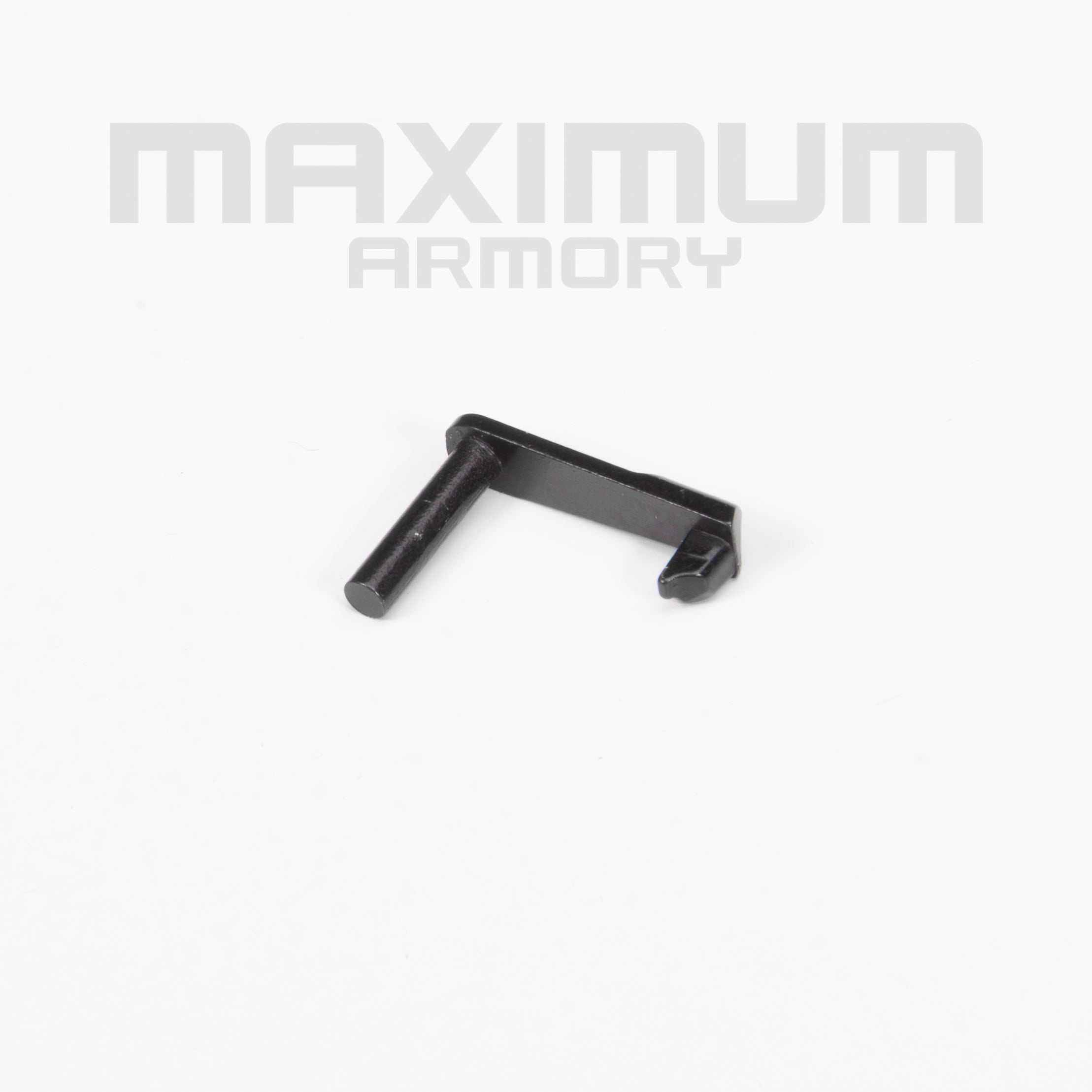 Close-up of the M1911 1:2.05 Toy Guns Slide Stop, highlighting its precisely machined structure and sturdy design, ensuring seamless functionality in 1:2.05 scale toy gun models.