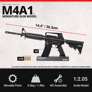 Maximum Armory realistic toy guns M4A1/AR15 receiver. Crafted for collectors of small guns, mini toy guns, and tiny gun replicas.