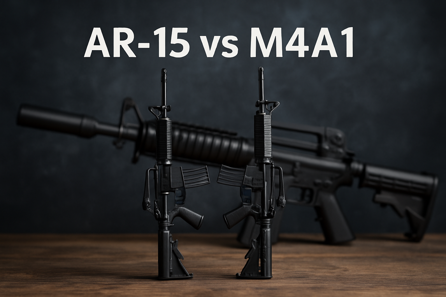 AR-15 vs M4A1: Technical Evolution, Civilian Collectibles, and Safety in Model Replicas