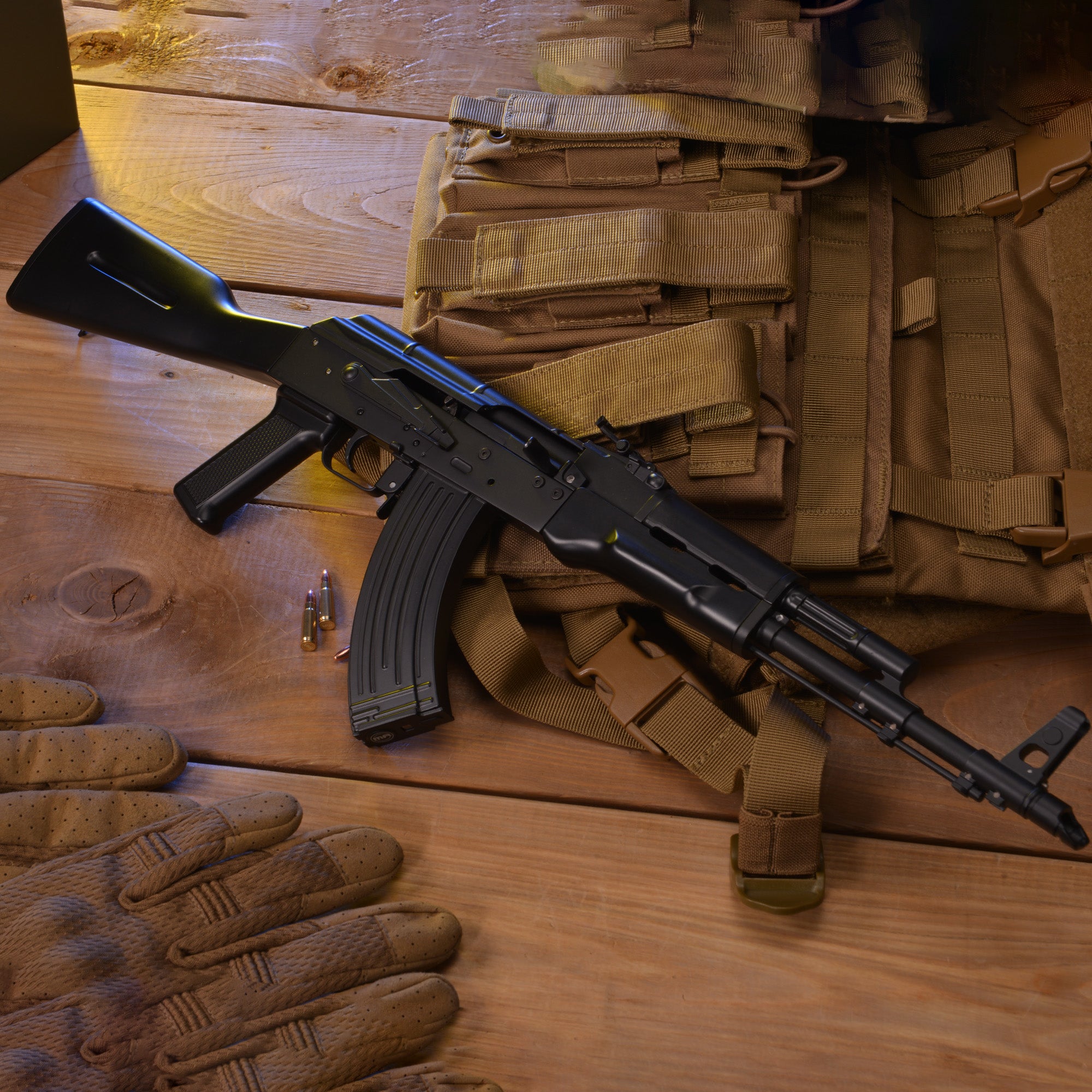 AKM 【 S-RIDERS (BLACK) 】 AKM - Black - 1:1.67 Miniature – Maximum Armory