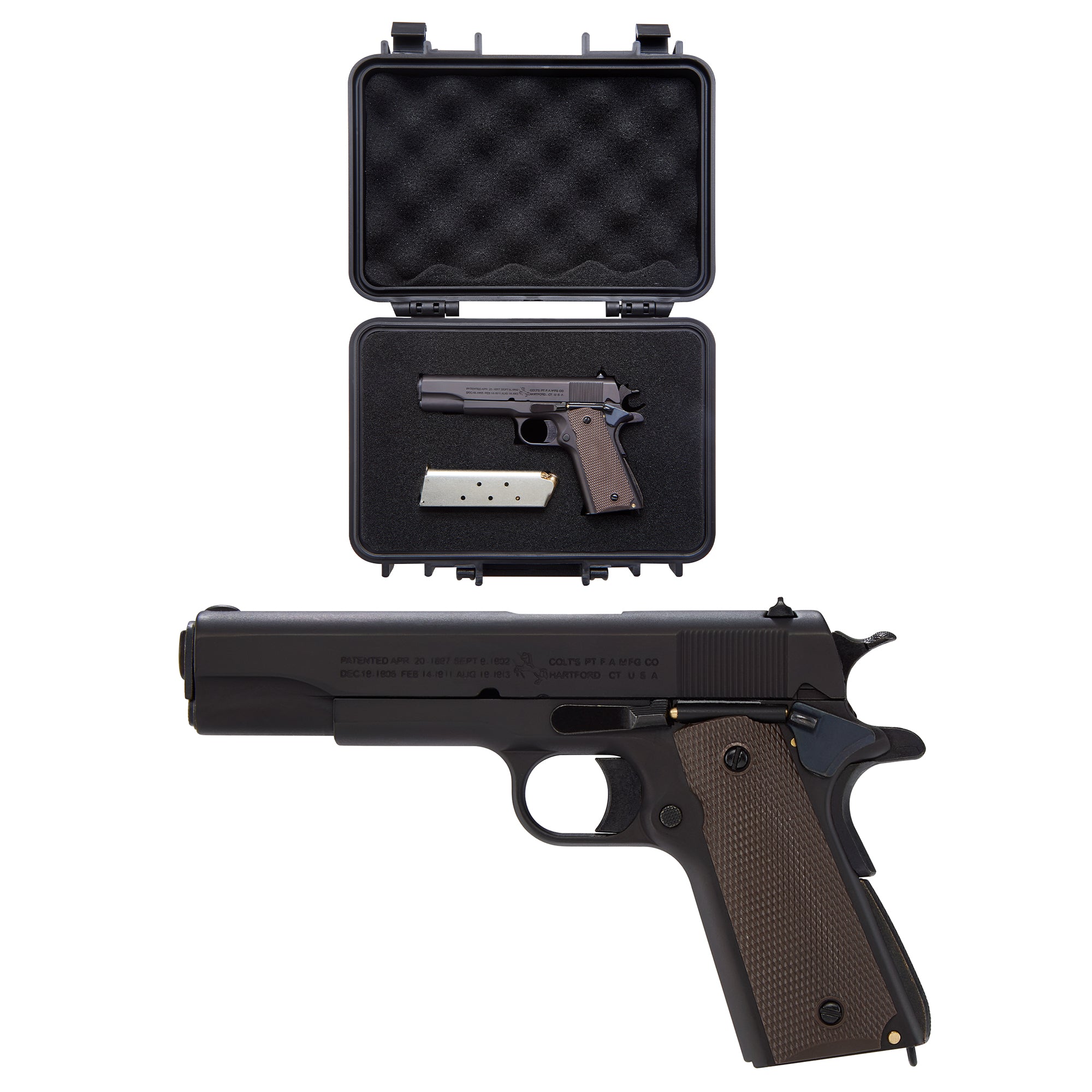 M1911 ガスガン ブラック INOKATSU COLT M1911 CO2 airsoft ブラック S70 スチールバージョン