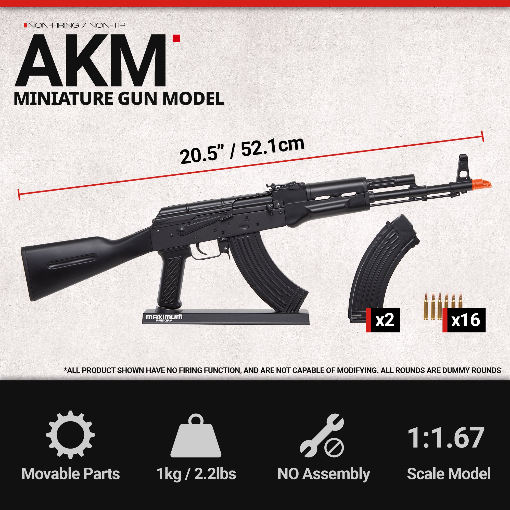AKM - 1:1.67 Miniature – Maximum Armory
